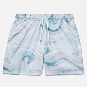 Stylish Kids Blue Swirl Shorts